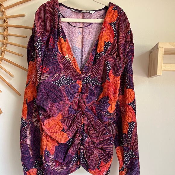 Zara floral blouse - Picture 1 of 4